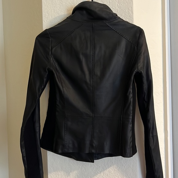 Vince Leather Jacket - Picture 2 of 6
